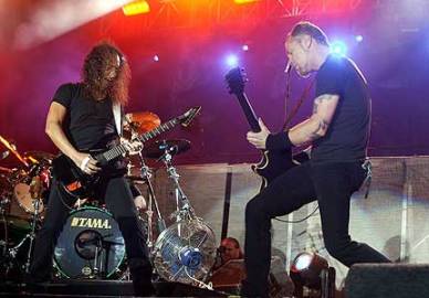 "Metallica" sobre l'escenari